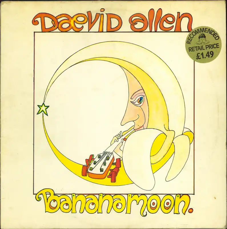 Low Price Daevid Allen Banana Moon - RRP Stickered Sleeve UK Vinyl LP