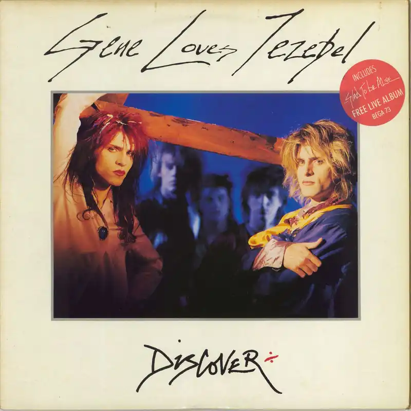 Best Price Gene Loves Jezebel Discover + Glad To Be Alive LP - Stickered sleeve UK 2-LP vinyl set