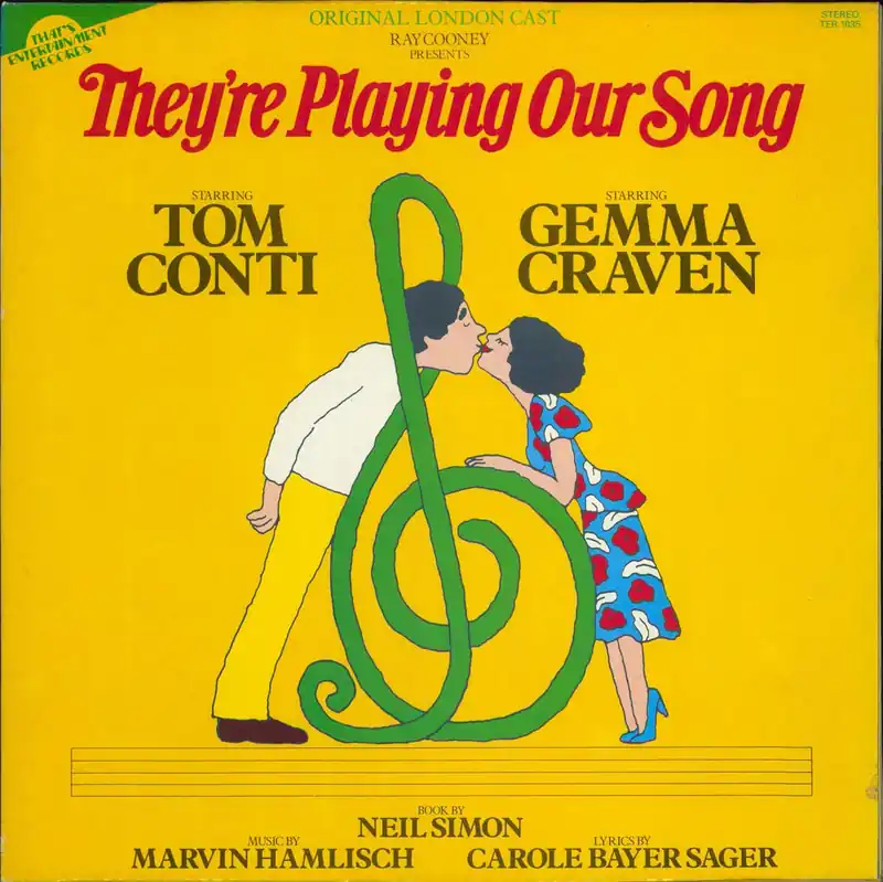 Fast Shipping Original Cast Recording They're Playing Our Song UK Vinyl LP