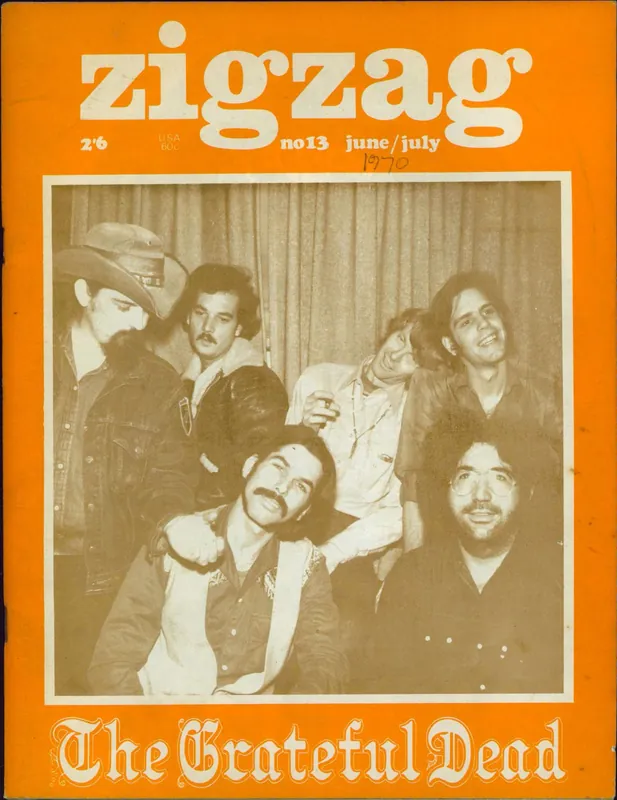 Fresh Stock Grateful Dead Zig Zag Magazine No. 13 UK Magazine