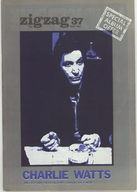 Editor’s Pick Charlie Watts Zig Zag Magazine No. 37 UK Magazine
