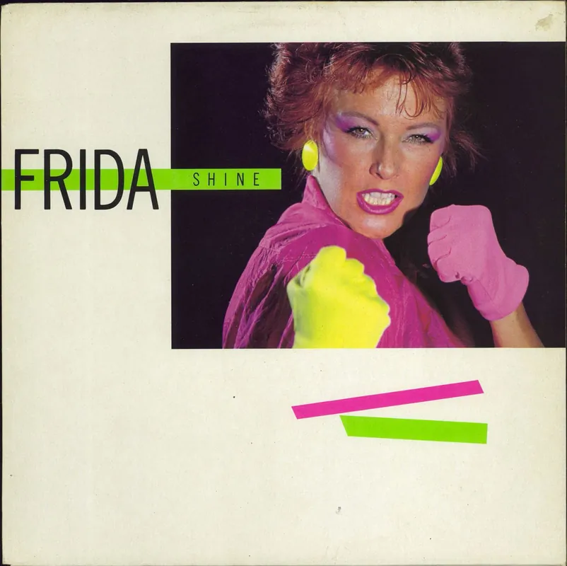 Limited Time Frida Shine - Gold Promo Stamped UK Vinyl LP