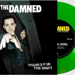 One Day Deal The Damned Thanks For The Night - Green Vinyl - Sealed US 7" vinyl