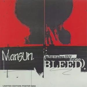 Mansun She Makes My Nose Bleed - Red vinyl UK 7" vinyl Hot Deal