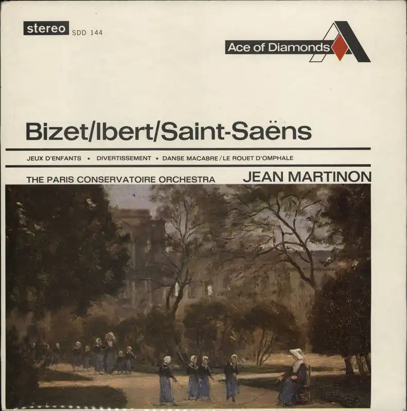 The Paris Conservatoire Orchestra Bizet: Jeux D'Enfants / Ibert: Divertissement / Sait-Saëns: Danse Macabre / Le Rouet D'Omphale UK Vinyl LP Deal