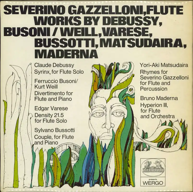 Various-Classical & Orchestral Flute Works By Debussy, Busoni / Weill, Varese, Bussotti, Matsudaira, Maderna UK Vinyl LP Trusted Brand