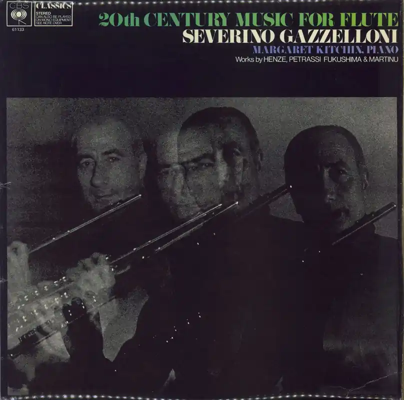 Professional Grade Henze 20th Century Music For Flute UK Vinyl LP