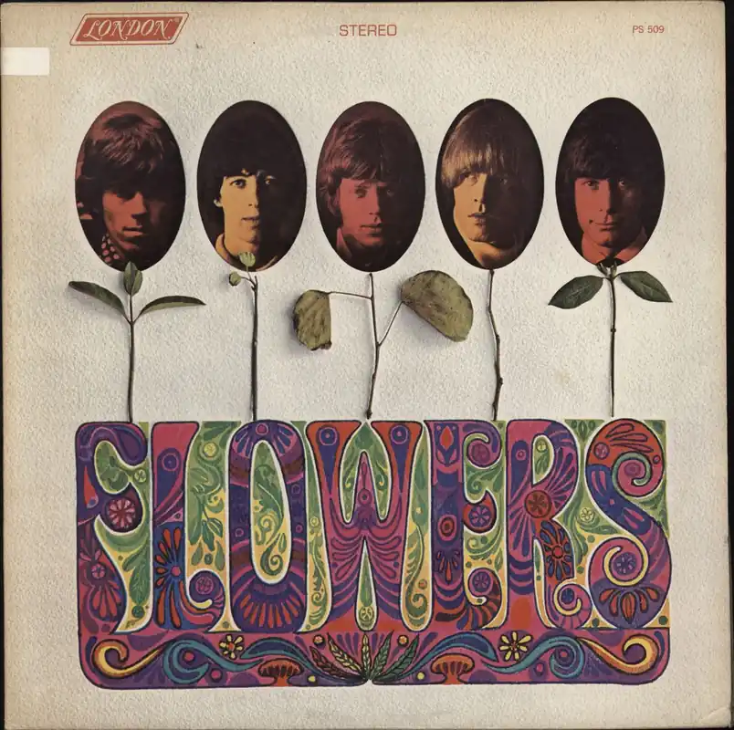 Genuine The Rolling Stones Flowers - 1J Matrices US Vinyl LP