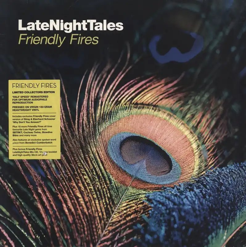 Friendly Fires Late Night Tales - 180gm Vinyl + Bonus CD UK 2-LP vinyl set Modern
