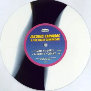 Jacques Caramac & The Sweet Generation It Takes All Sorts... - Black, Grey & White Vinyl UK 7" vinyl Next Day Delivery