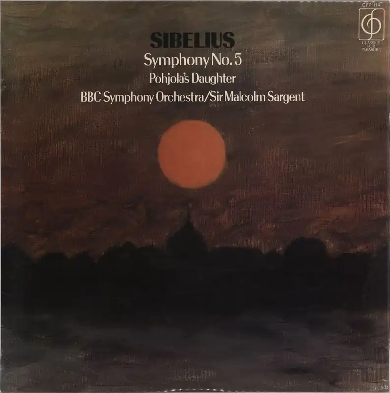 Jean Sibelius Symphony No.5 / 'Pohjola's Daughter' UK Vinyl LP Handmade