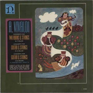 Antonio Vivaldi Concerto For Two Horns & Strings; Guitar & Strings in C & D Major / "Il Pastor Fido", Op. 13 US Vinyl LP Best Seller