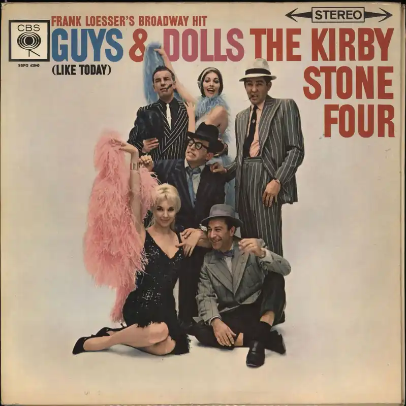 Fast Shipping The Kirby Stone Four Guys & Dolls UK Vinyl LP