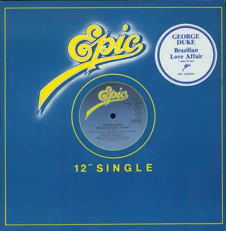 Certified George Duke Brazilian Love Affair UK 12" vinyl