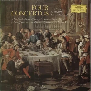 Georg Philipp Telemann Four Concertos UK Vinyl LP Secure Checkout