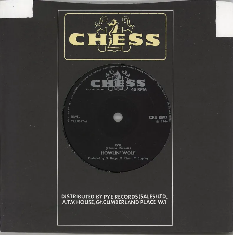 Howlin' Wolf Evil UK 7" vinyl Exclusive