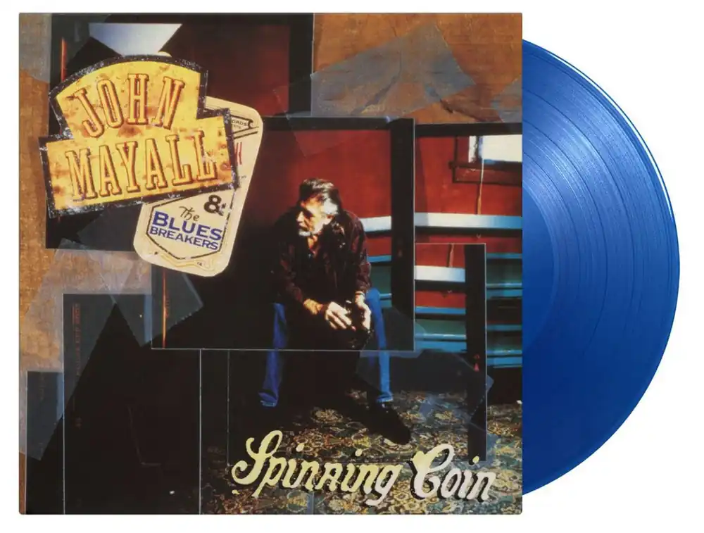 John Mayall Spinning Coin - Transparent Blue Vinyl - Sealed UK Vinyl LP Affordable