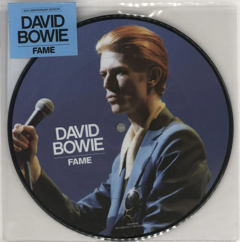 David Bowie Fame - 40th Anniversary Edition UK 7" picture disc Top Pick