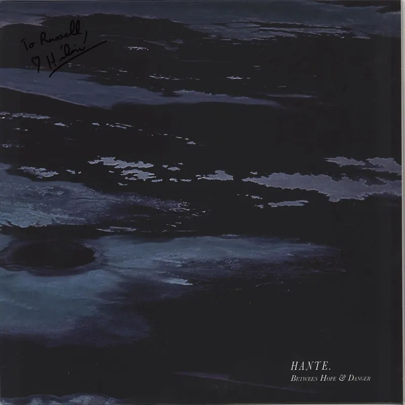Hante. Between Hope & Danger - Blue and Black Splatter - Signed French Vinyl LP Markdown