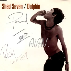 Shed Seven Dolphin - Autographed UK CD single Fresh Stock