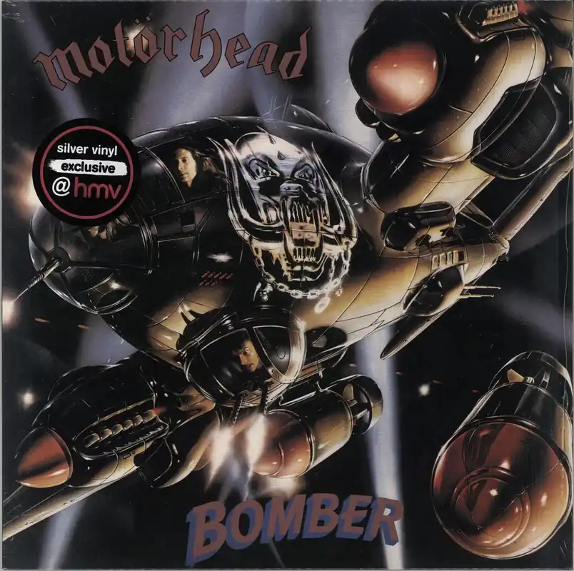Markdown Motorhead Bomber - Silver Vinyl - Sealed UK Vinyl LP