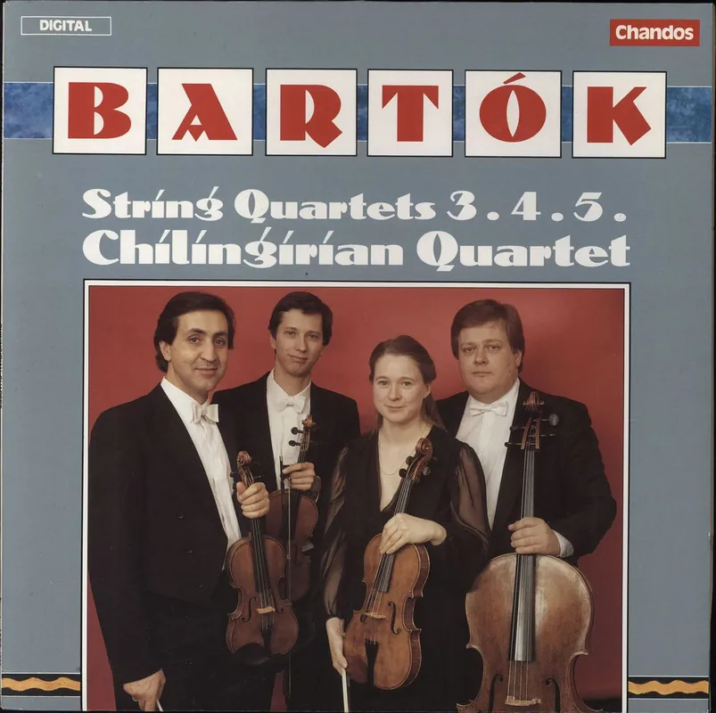 Béla Bartók Bartók: String Quartets Nos. 3, 4 & 5 UK Vinyl LP Direct From Factory