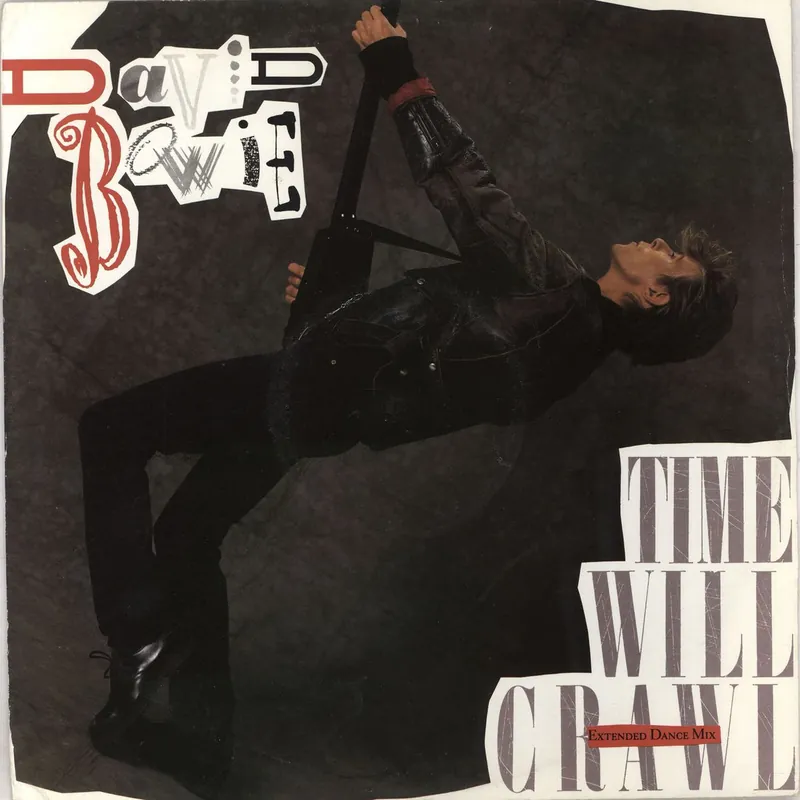 Free Returns David Bowie Time Will Crawl UK 12" vinyl