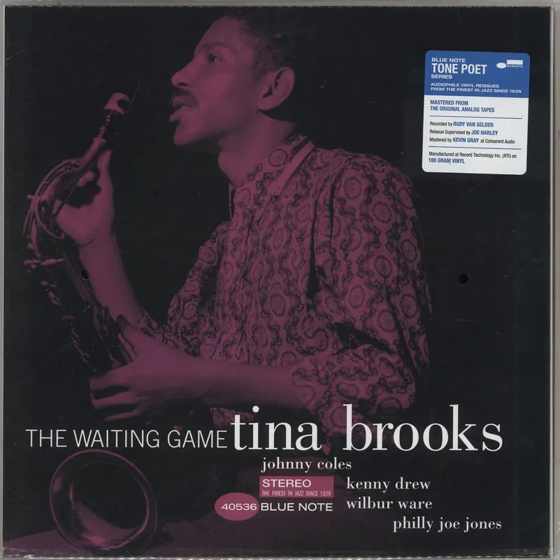 Professional Grade Tina Brooks The Waiting Game - 180gm - Tone Poet Series US Vinyl LP