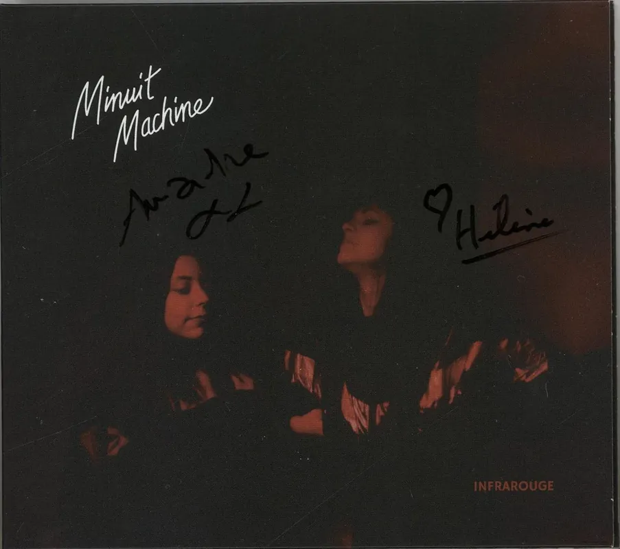 Authentic Minuit Machine Infraroughe - Autographed French CD album
