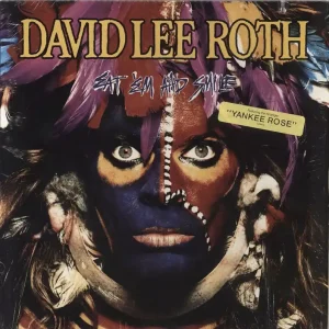 Order Now David Lee Roth Eat 'Em And Smile - Hype Stickered shrink US Vinyl LP