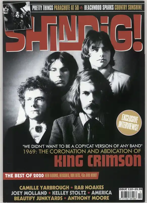 Crafted King Crimson Shindig! - Issue No. 110 UK Magazine