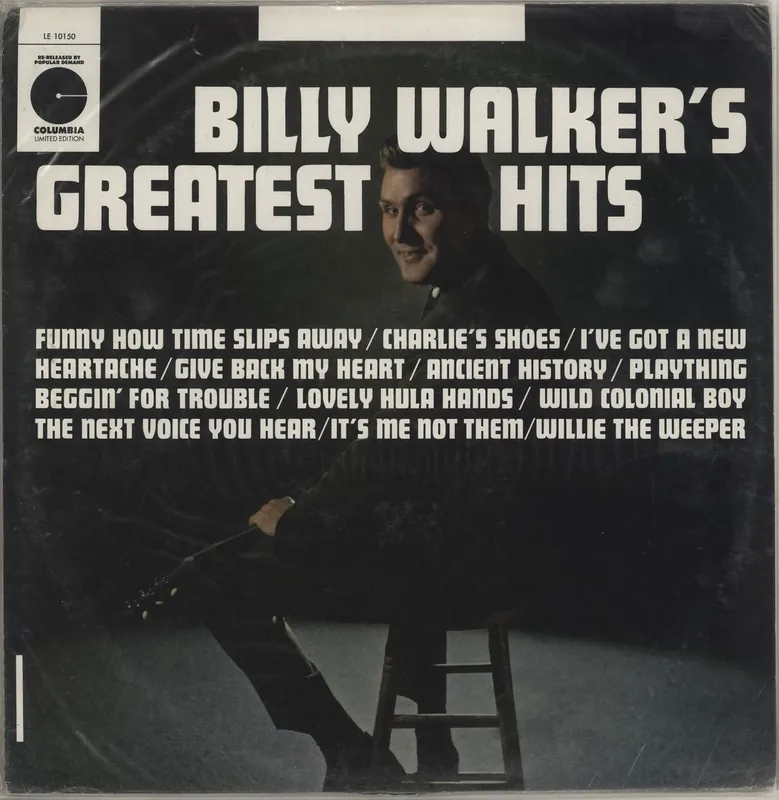 Seasonal Sale Billy Walker Billy Walker's Greatest Hits US Vinyl LP