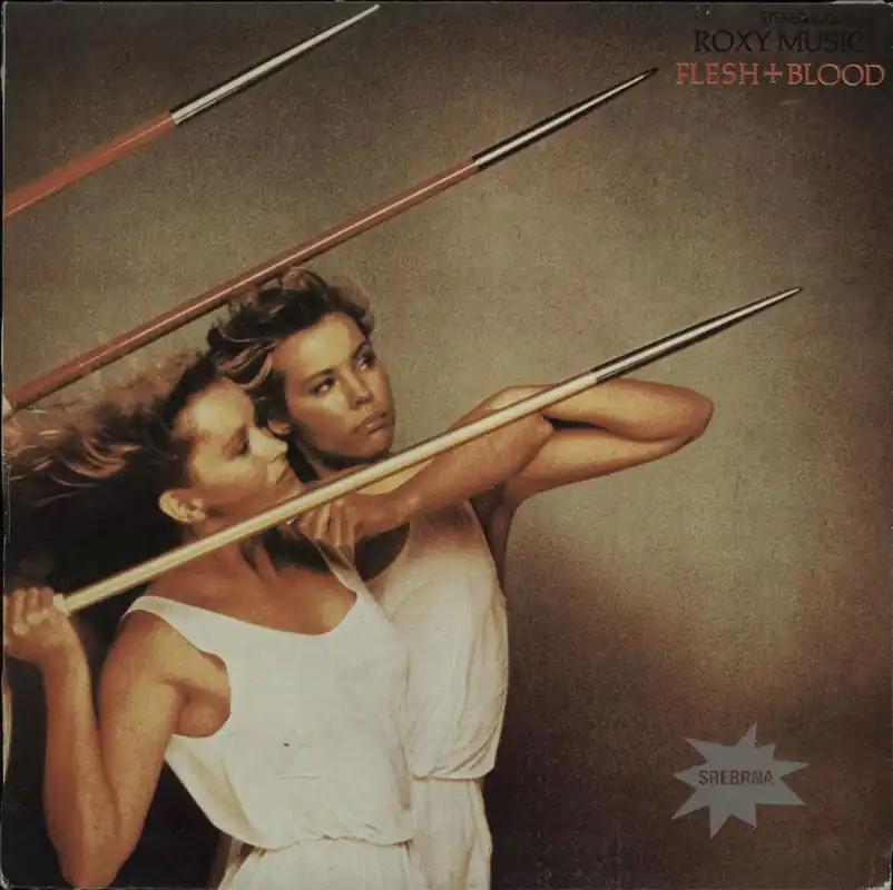 Original Roxy Music Flesh + Blood Yugoslavian Vinyl LP