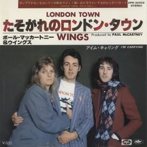 Paul McCartney and Wings London Town Japanese Promo 7" vinyl Reduced Price