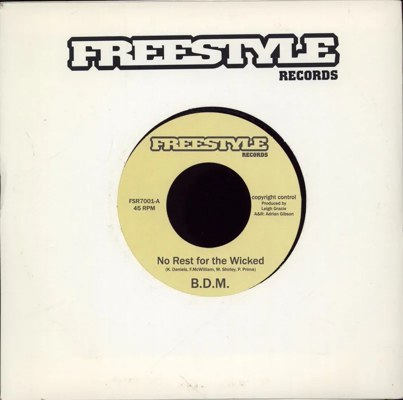 Free Returns Big Daddy Moochin No Rest For The Wicked UK 7" vinyl