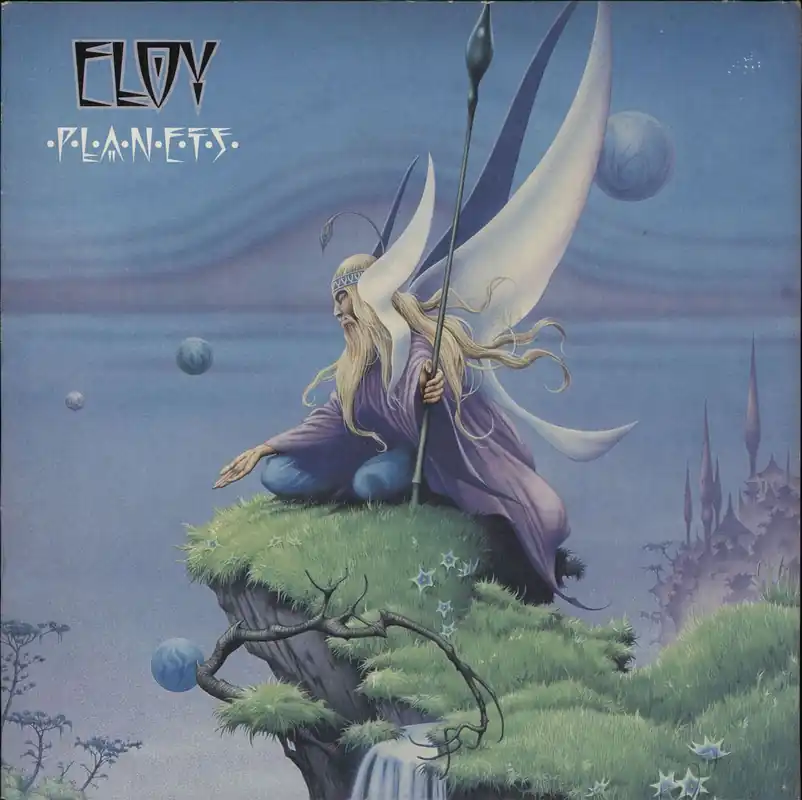 Order Now Eloy Planets - 1st + Red Inner UK Vinyl LP