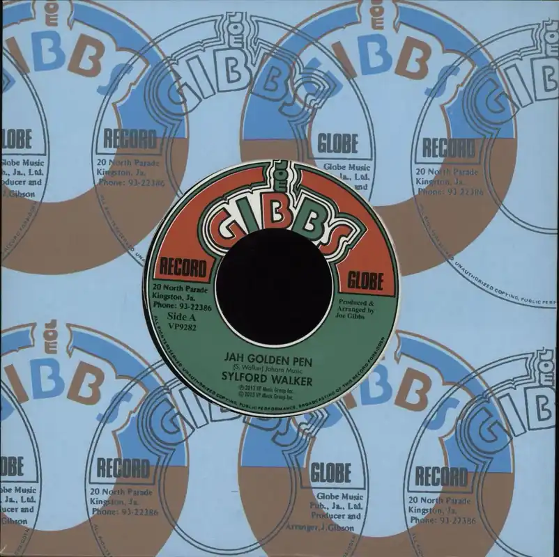 Top Pick The Mighty Two Jah Golden Pen / Golden Dub UK 7" vinyl