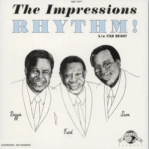 The Impressions Rhythm! US 7" vinyl Don’t Miss Out