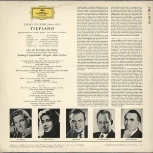 Direct From Factory Eugen D'Albert Tiefland German Vinyl LP