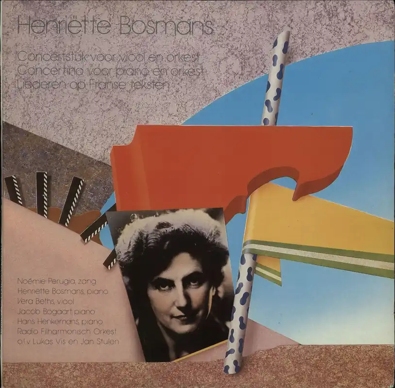 Henriëtte Bosmans Concertstuk Voor Viool En Orkest / Concertino Voor Piano En Orkest / Liederen Op Franse Teksten Dutch 2-LP vinyl set Weekend Sale