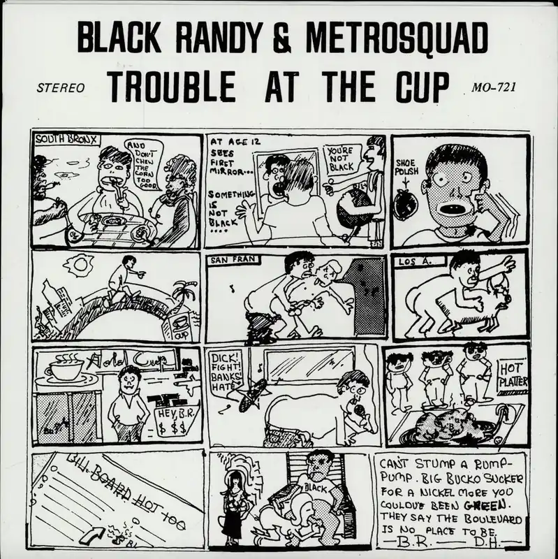 Black Randy Trouble At The Cup Spanish 7" vinyl Limited Time