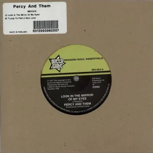 Weekend Sale Percy And Them Look In The Mirror Of My Eyes UK 7" vinyl