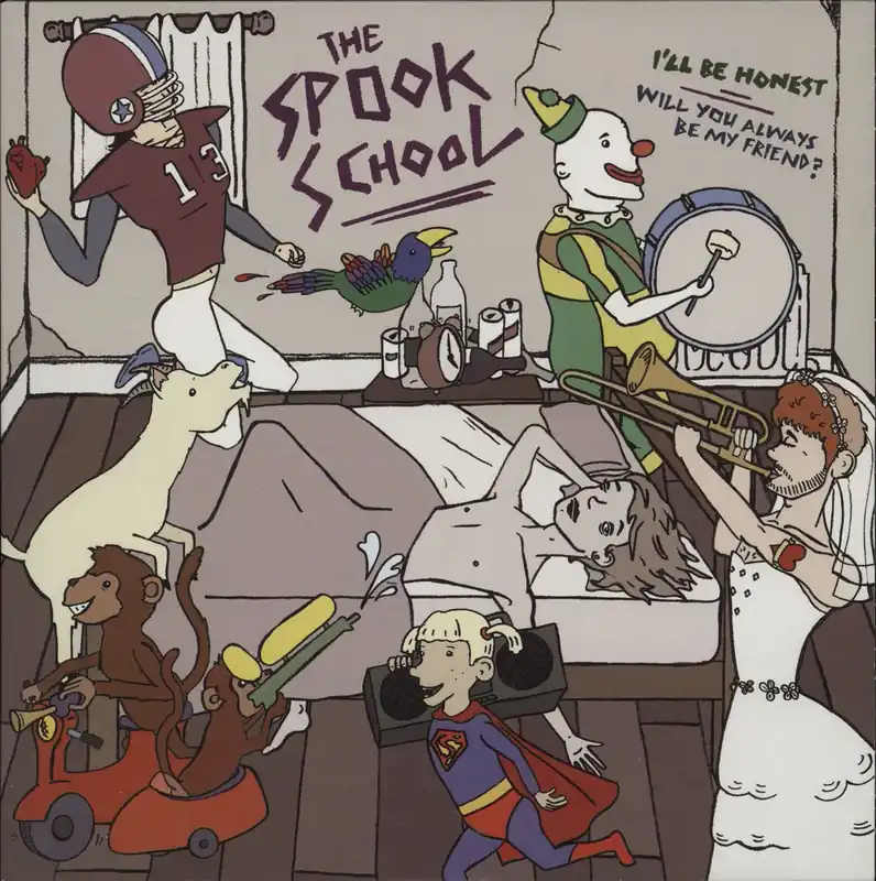 Shop Now The Spook School I'll Be Honest - Magenta Vinyl UK 7" vinyl