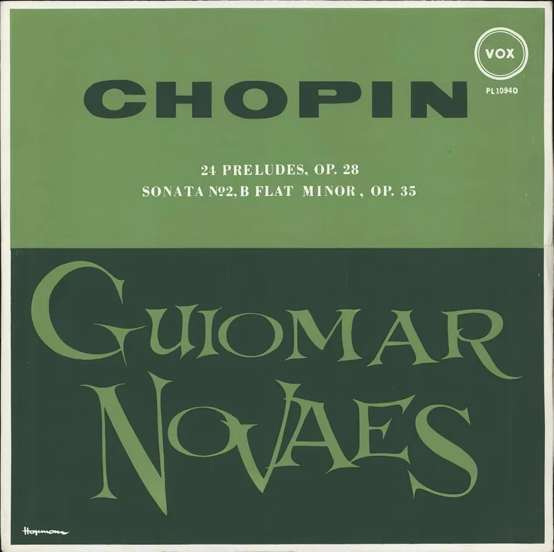Low Price Guiomar Novaes Chopin: 24 Preludes, Op.28 / Sonata No.2 in B Flat Minor, Op.35 South African Vinyl LP