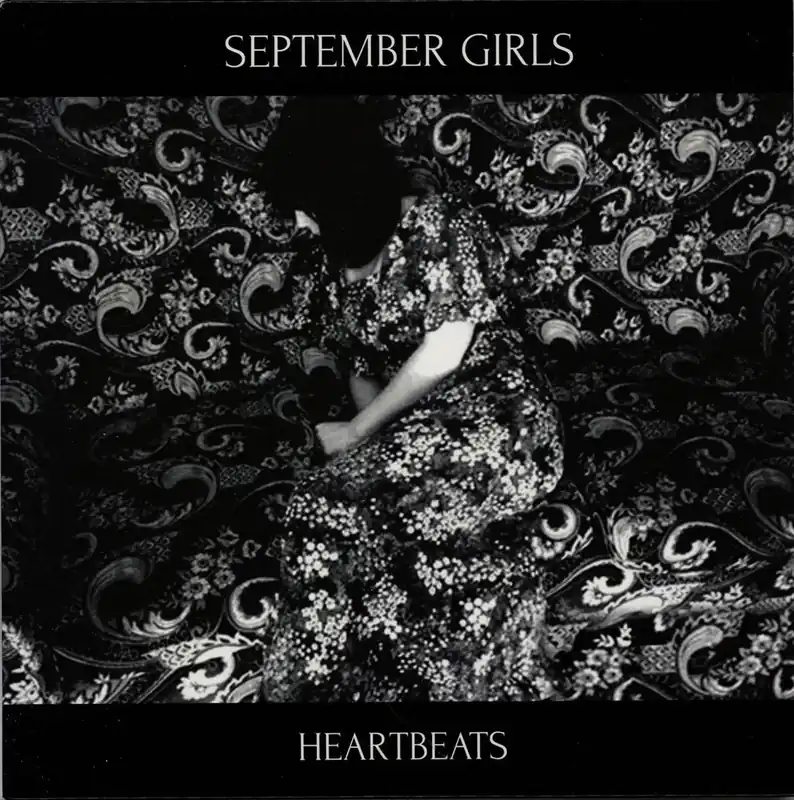 September Girls Heartbeats - Pale Green Vinyl UK 7" vinyl Authentic