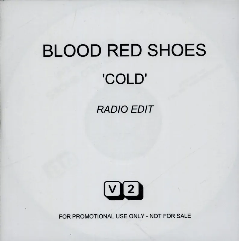 Special Discount Blood Red Shoes Cold UK Promo CD-R acetate