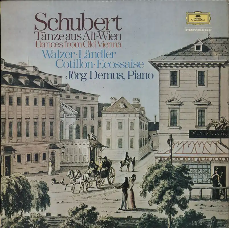 Jörg Demus Schubert: Tänze Aus Alt-Wien / Walzer / Ländler / Cotillon / Ecossaise UK Vinyl LP Limited Offer