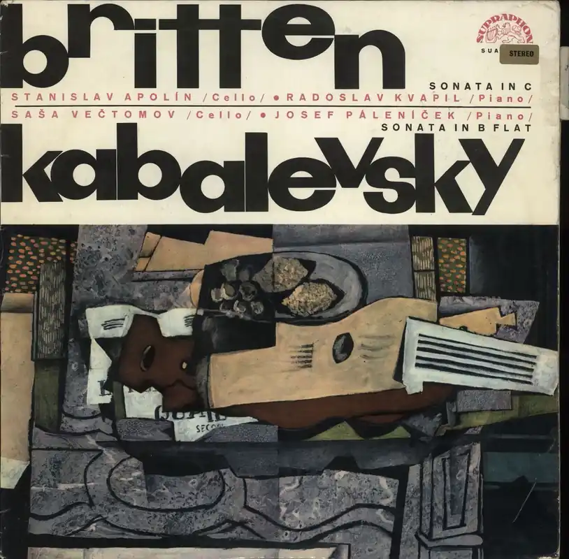Hot Picks Various-Classical & Orchestral Britten: Sonata in C, Op.65 / Kabalevsky: Sonata in B Flat Minor, Op.71 Czech Vinyl LP