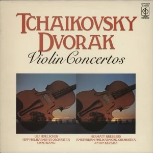 Various-Classical & Orchestral Tchaikovsky & Dvorák Violin Concertos UK Vinyl LP Factory Price