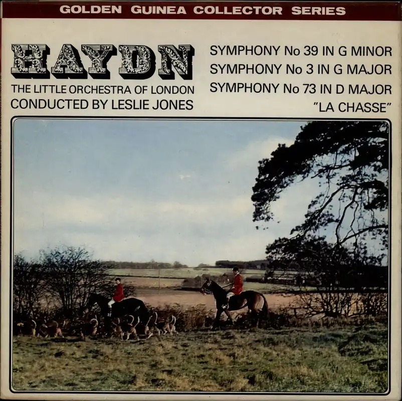 Franz Joseph Haydn Symphony No. 39 / Symphony No. 3 / Symphony No. 73 "La Chasse" UK Vinyl LP Seasonal Sale